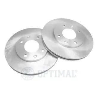 Диск тормозной (передній) Peugeot 206 1.4/1.6 98-12 (247.4x20.4) Optimal BS1310C