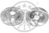 Диск гальмівний (передній) Land Rover Freelander I 98-06 (277x21) Optimal (BS7730C) зображення 1