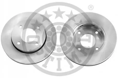 Диск гальмівний (передній) Mitsubishi Colt/Smart Forfour 1.1-1.5 CDI (256x24) (вентильований) Optimal BS7884C Купити в Україні