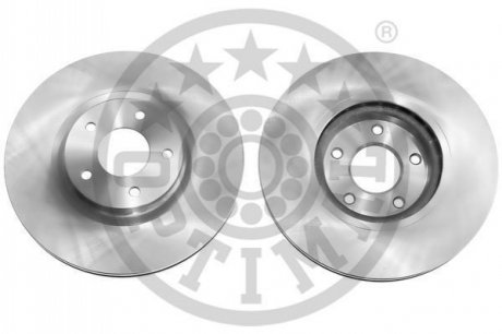 Диск тормозной (передний) Nissan Juke 13-/Qashqai 07-13/Renault Koleos 08- (320x28) (с покр) (вент.) Optimal BS8610C