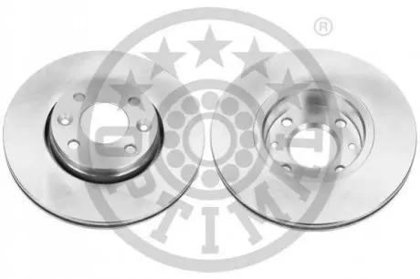 Диск гальмівний (передній) Renault Kangoo 08-/Megane II 02-08 (258x22) (з покриттям) (вентильований) Optimal BS9064C Купити в Україні