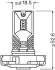 Автолампа світлодіодна OSRAM (2604CW) зображення 3