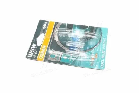 Фото Автолампа W5W 12V 5W W2.1x9.5d Xenon Blue (BL) OSRAM (2825CBN02B) зображення 1