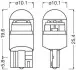 Автозапчасть OSRAM (2825DWNBC02B) изображение 3