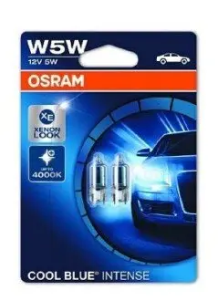Фото Автолампа W5W 12V 5W W2.1x9.5d Xenon Blue (BL) OSRAM (2825HCBI02B) зображення 1