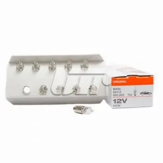 Лампа (картон 10шт) H10W 12В 10Вт BA9S Standard OSRAM 64113 Купити в Україні