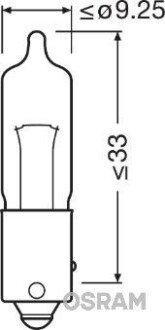 Лампа накаливания HY21W 12V 21W BAW9S (выр-во) OSRAM 64137ULT