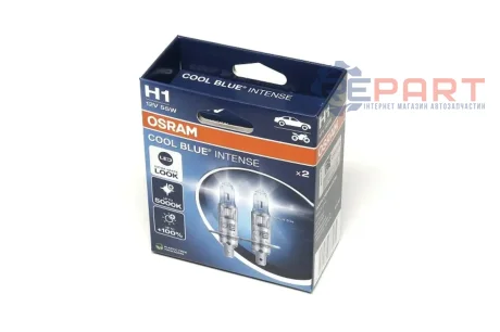 Лампа (Набір 2шт) H1 12В 55Вт P14,5S Cool Blue Intense NextGen 5000K OSRAM 64150CBN-2HB