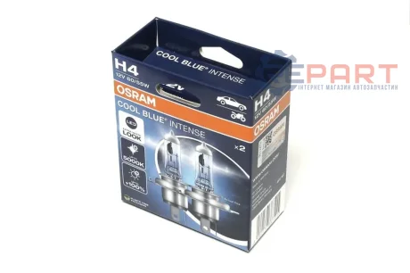 Лампа (Набір 2шт) H4 12В 60/55Вт P43T Cool Blue Intense NextGen 5000K OSRAM 64193CBN-2HB