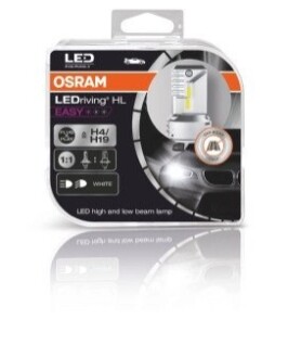 Лампа светодиодная LED H4/H19 LEDriving HL EASY 12V 6500К (комплект 2 шт.) (выр-во) OSRAM 64193DWESY-HCB