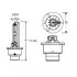 Лампа (картон 1шт) D2S 85В 35Вт P32D-2 Xenarc Night Breaker 4300K OSRAM (66240XNB) зображення 1