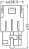LED лампочка (упаковка-блістер 2шт) WY21W 12В 1,3Вт WX3X16D без гомологічного сертифікату LEDriving SL OSRAM (7504DYP02B) зображення 3