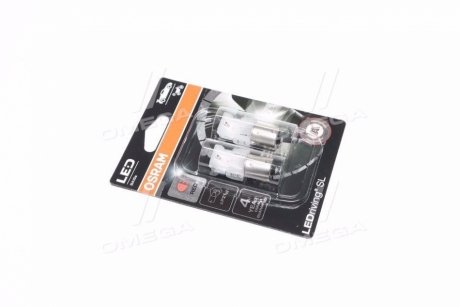 Лампа светодиодная P21W RED LED 12V 2,5W BA15S LEDriving SL (2шт.) (выр-во) - 7506DRP-02B (N10256407, N10256401, 999554) OSRAM 7506DRP02B