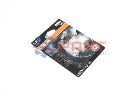 Лампа светодиодная LED W21/5W 12V 3W W3X16Q LEDriving SL (blister 2шт) красная (выр-во) OSRAM 7515DRP02B