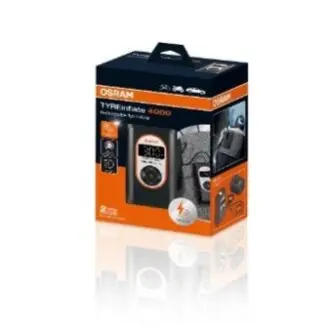 (EN) Wheel compressor 12В, 8,3Бар - акумуляторний насос для шин з цифровим світловим дисплеєм OSRAM OTIR4000 Купити в Україні