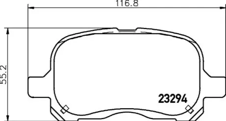 Гальмівні колодки PAGID T1229 Купити в Україні