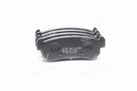 Тормозные колодки дисковые CHEVROLET LACETTI задн.. - PKC-E16 (P96549624, P96405131, 96549624) PARTS-MALL PKCE16