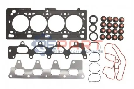 Комплект прокладок двигуна (верх) RENAULT CLIO III, FLUENCE, GRAND SCENIC II, GRAND SCENIC III, LAGUNA II, LAGUNA III, MEGANE, MEGANE II, MEGANE III, MODUS, SCENIC I 1.6/1.6ALK/1.6LPG 09.99 Payen CC5110