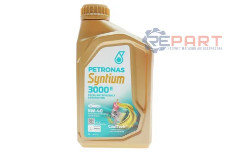 Олива 5W40 SYNTIUM 3000 E (1L) (MB 229.5/VW 502.00/505.00/LL-01/RN0700/RN0710) (API SP)(ACEA A3/B4) (з-на на 71243E18EU) Petronas 70731E18EU