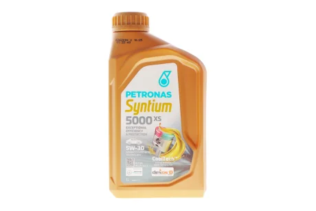 Олива 5W30 SYNTIUM 5000 XS (1L) GM Dexos 2 (API SN/ACEA C2/C3) Petronas 70956E18EU
