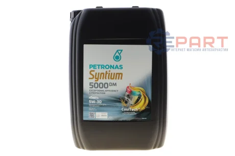 Олива 5W30 SYNTIUM 5000 DM (20L) (MB 229.51/MB 229.52/VW 505.00/505.01/LL-04/RN0700/RN0710) (з-на на 71232R41EU) Petronas 70957R41EU