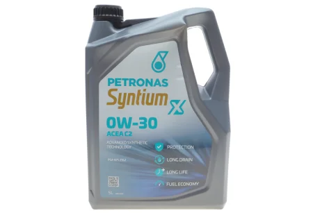 Олива 0W30 SYNTIUM X (5L) (PSA B71 2312/ACEA C2) Petronas 70981M12EU