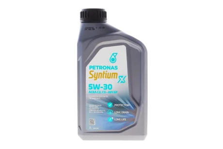 Олива моторна SYNTIUM X 5W-30 C2,C3 (1L) Petronas 70982E18EU