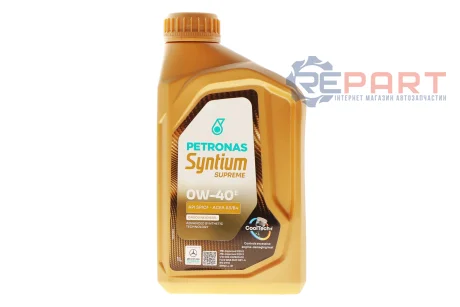 Олива мотрна SYNTIUM SUPREME E 0W-40 (1L) Petronas 71227E18EU