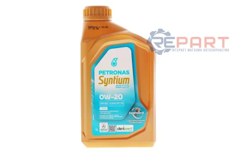 Олива 0W20 SYNTIUM HYBRID (1L) (API SQ/ILSAC GF-7A) (GM dexos1 Gen 3/Ford WSS-M2C962-A) заміна для 70803E18EU Petronas 71229E18EU
