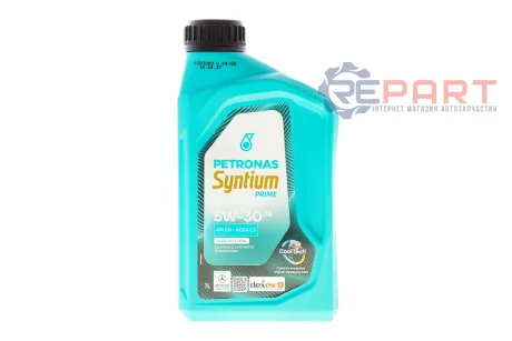 Олива 5W30 SYNTIUM PRIME XS (1L) GM Dexos 2 (API SN/ACEA C3) заміна для 70956E18EU Petronas 71235E18EU