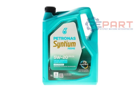 Масло 5W20 SYNTIUM PRIME FR C5 (5L) (ILSAC GF5) (WSS-M2C 948-B/STJLR.03.5004) Petronas 71236M12EU