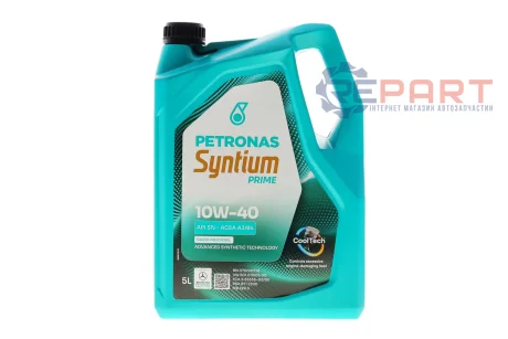 Олива 10W40 SYNTIUM PRIME (5L) (ACEA A3/B4/ API SN/MB 229.3/VW 501.01/505.00/RN0700/RN0710) заміна для 70732M12EU Petronas 71244M12EU
