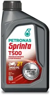 Олива SPRINTA T500 (1L) (ISO EGC/TISI/JASO FC) (API TC) Petronas 73049E15EU Купити в Україні