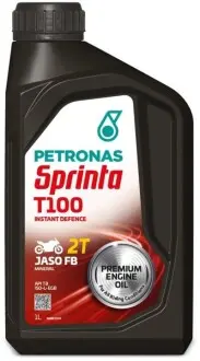 Олива SPRINTA T100 (1L) (ISO-L-EGB/JASO FB) (API TB) Petronas 73122E15EU Купити в Україні