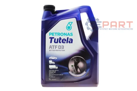 Масло TUTELA ATF D3 (5L) (GM Dexron III-H/Dexron III-G/Allison C4/Ford Mercon) Petronas 76127M12EU