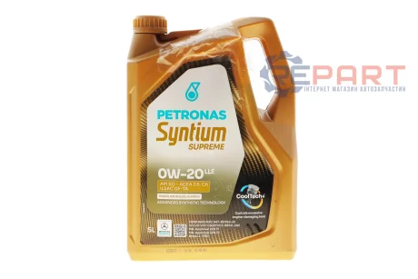 Олива 0W20 SYNTIUM SUPREME LLE (5L) (MB 229.71/MB 229.72/LL-17FE+) (API SQ (ILSAC GF-7A/ACEA C5/C6) незначне пошкодження Petronas DSC_71224M12EU