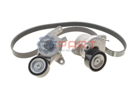 Zestaw pasków wielorowkowych z napinaczem pasuje do: DS DS 4, DS 5, DS 7 CITROEN C4 GRAND PICASSO II, C4 II, C4 PICASSO II, C4 SPACETOURER, C5 AIRCROSS, C5 III, DS4, DS5 2.0D 04.09 Peugeot/Citroen 1687977080 Купити в Україні
