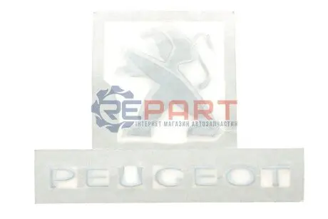 Емблема кришки багажника Peugeot 2008 15- (хром) Peugeot/Citroen 96788716DX Купить в Украине