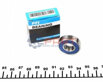 Фото Підшипник генератора (12x28x8) PFI (6001-2RS C3) зображення 1