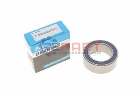 Фото 1 — Підшипник кульковий радиальный (кондиционера) PFI (PC35550020CSR1) Фото Підшипник кульковий радиальный (кондиционера) PFI (PC35550020CSR1) зображення 1