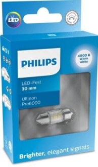 Автолампа светодиодная PHILIPS 11860WU60X1