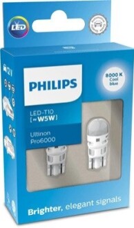 Автолампа світлодіодна PHILIPS 11961XU60X2