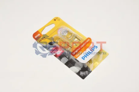 Лампа (упаковка-блістер 2шт) W21W 12В 21Вт W3X16D PHILIPS 12065B2 Купити в Україні
