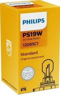 Лампа (картон 1шт) PS19W 12В 19Вт PG20/1 Американські автомобілі Vision PHILIPS 12085C1 Купити в Україні