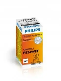 Лампа (картон 1шт) PS24W 12В 24Вт PG20/3 Vision PHILIPS 12086FFC1