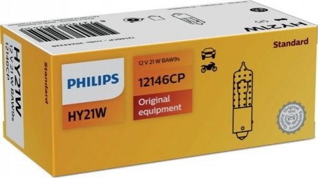 Лампа розжарювання, ліхтар покажчика повороту PHILIPS 12146CP (фото 1)