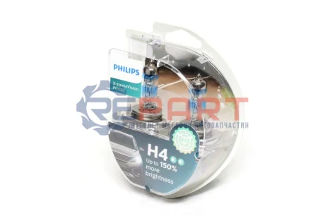 Фото Автолампа H4 12V 60/55W P43t Gigalight +120% (знято з постачання) PHILIPS (12342XVPS2) зображення 1