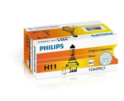Лампа (картон 1шт) H11 12В 55Вт PGJ 19-2 PHILIPS 12362PRC1 Купити в Україні