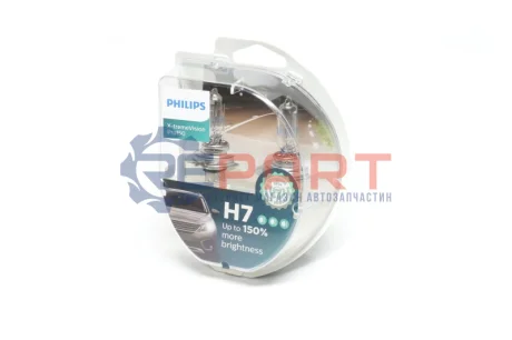 Фото Автолампа H7 12V 55W PX26d Ultra White 4200K (не постачається) PHILIPS (12972XVPS2) зображення 1