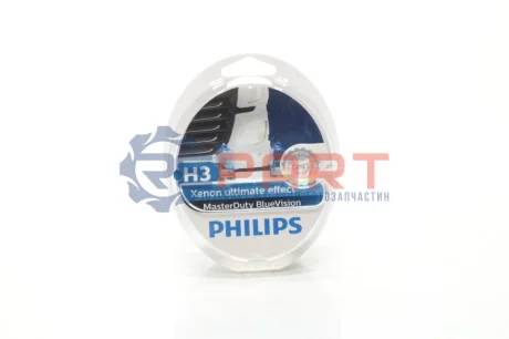Фото Автолампа H3 24V 70W PK22s Eco Truck PHILIPS (13336MDBVS2) зображення 1